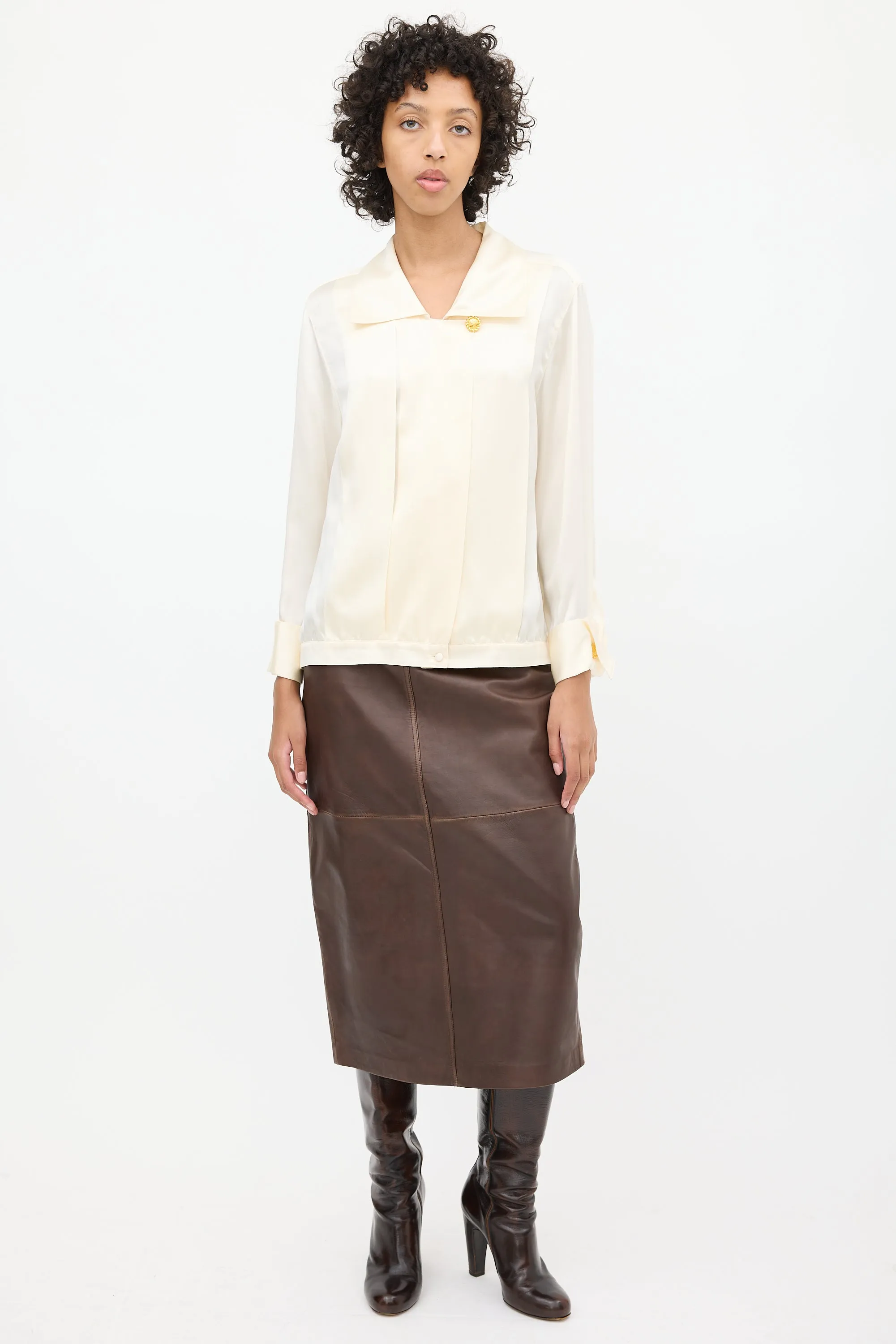 1980s Silk Blouse