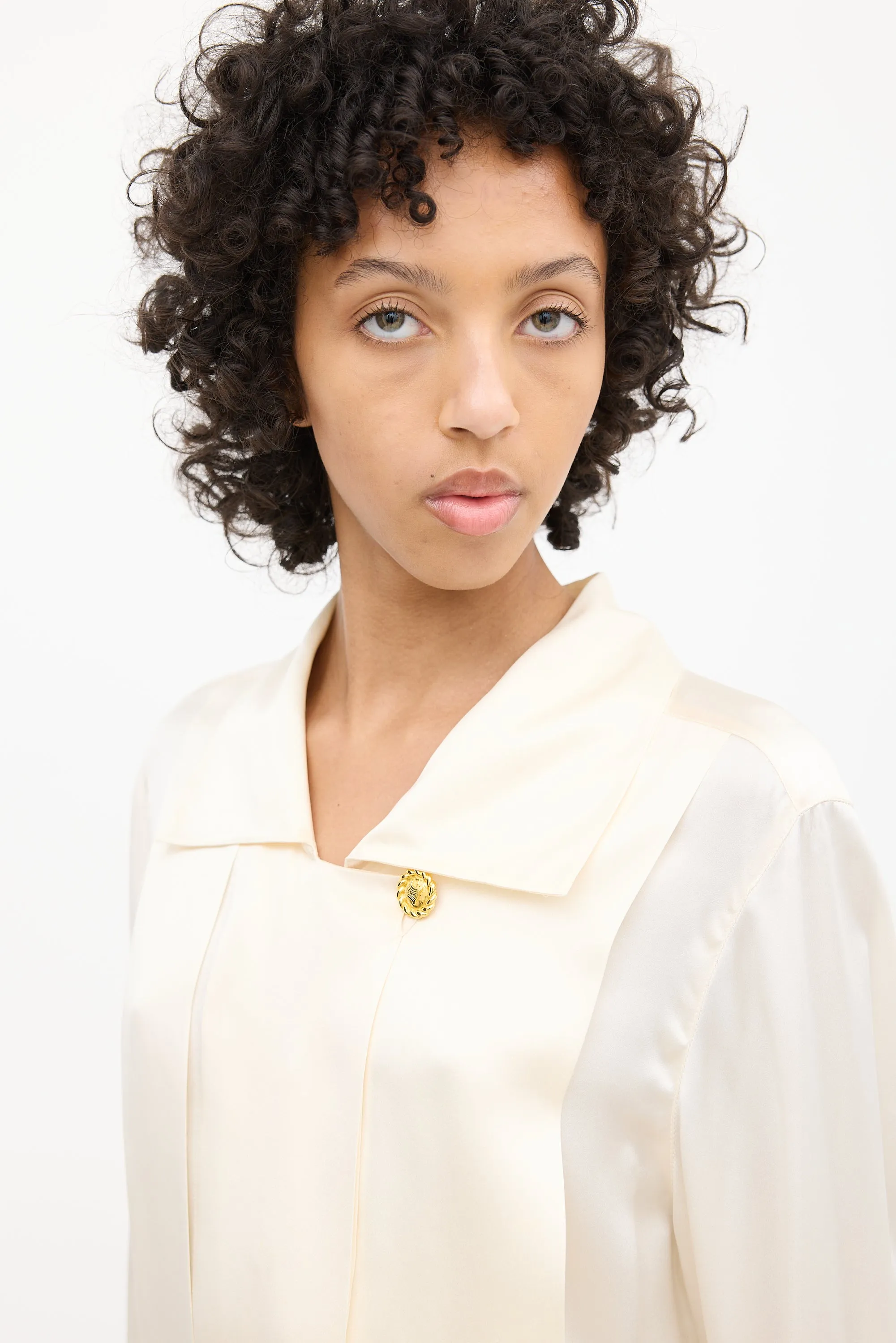 1980s Silk Blouse