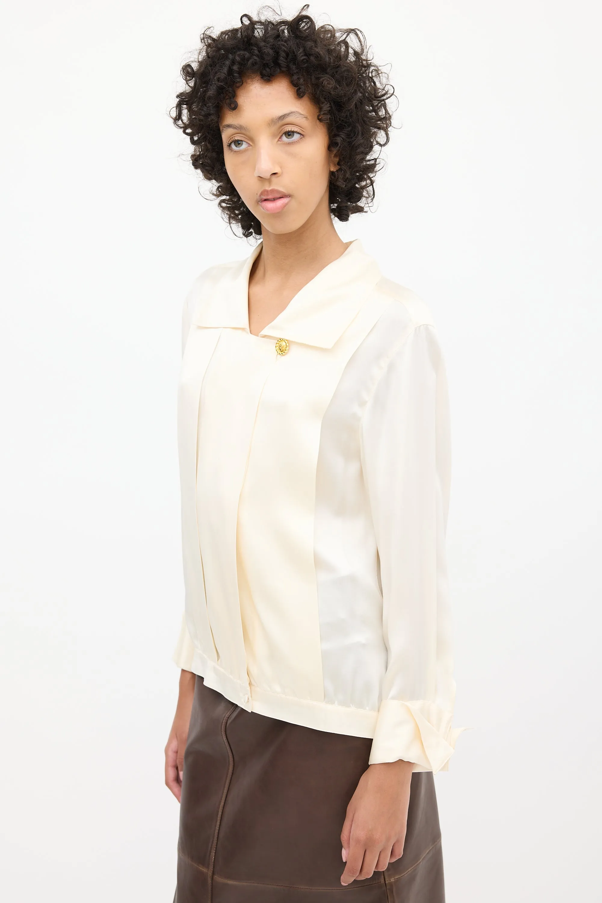 1980s Silk Blouse