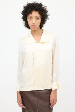1980s Silk Blouse