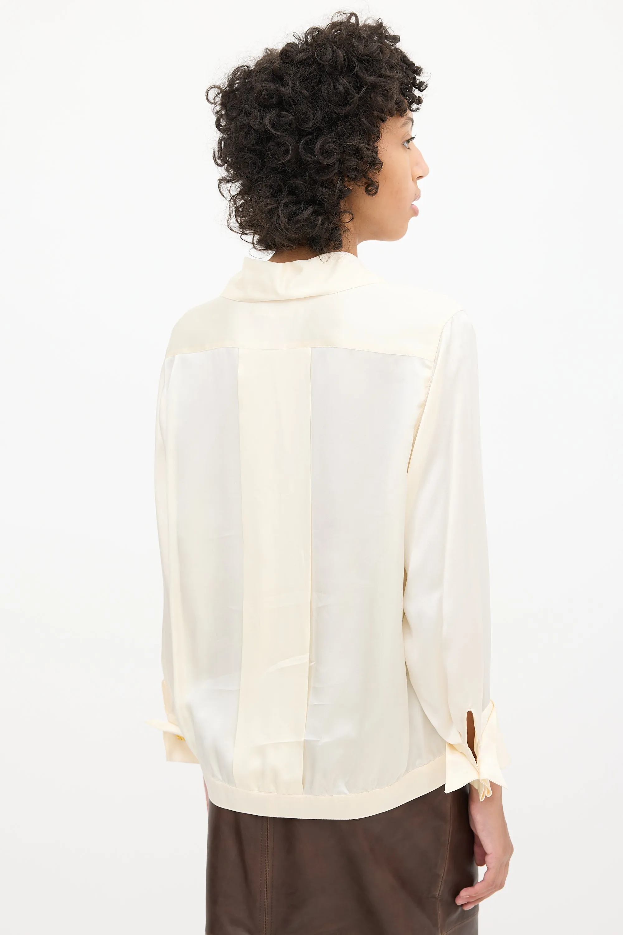 1980s Silk Blouse