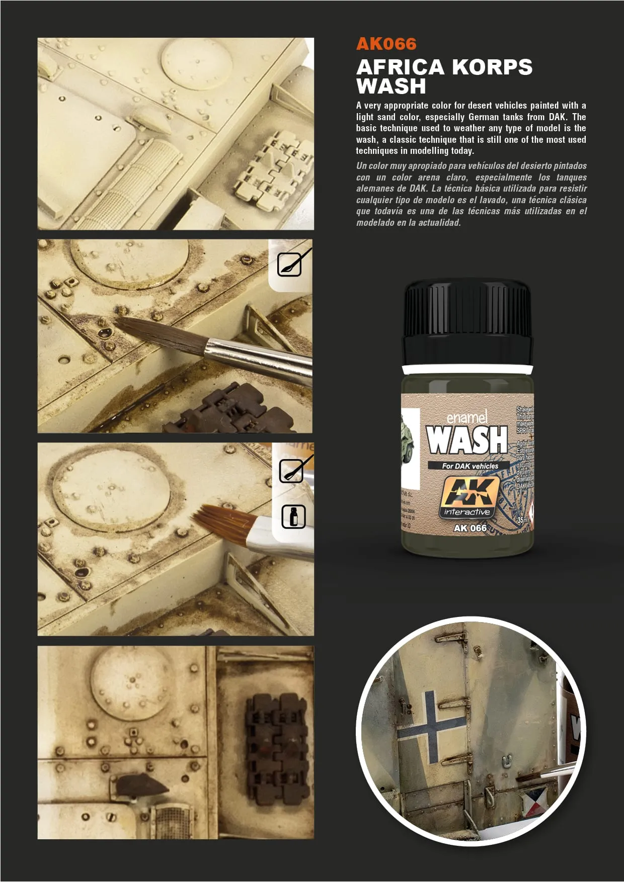 AK066 Africa Korps Wash