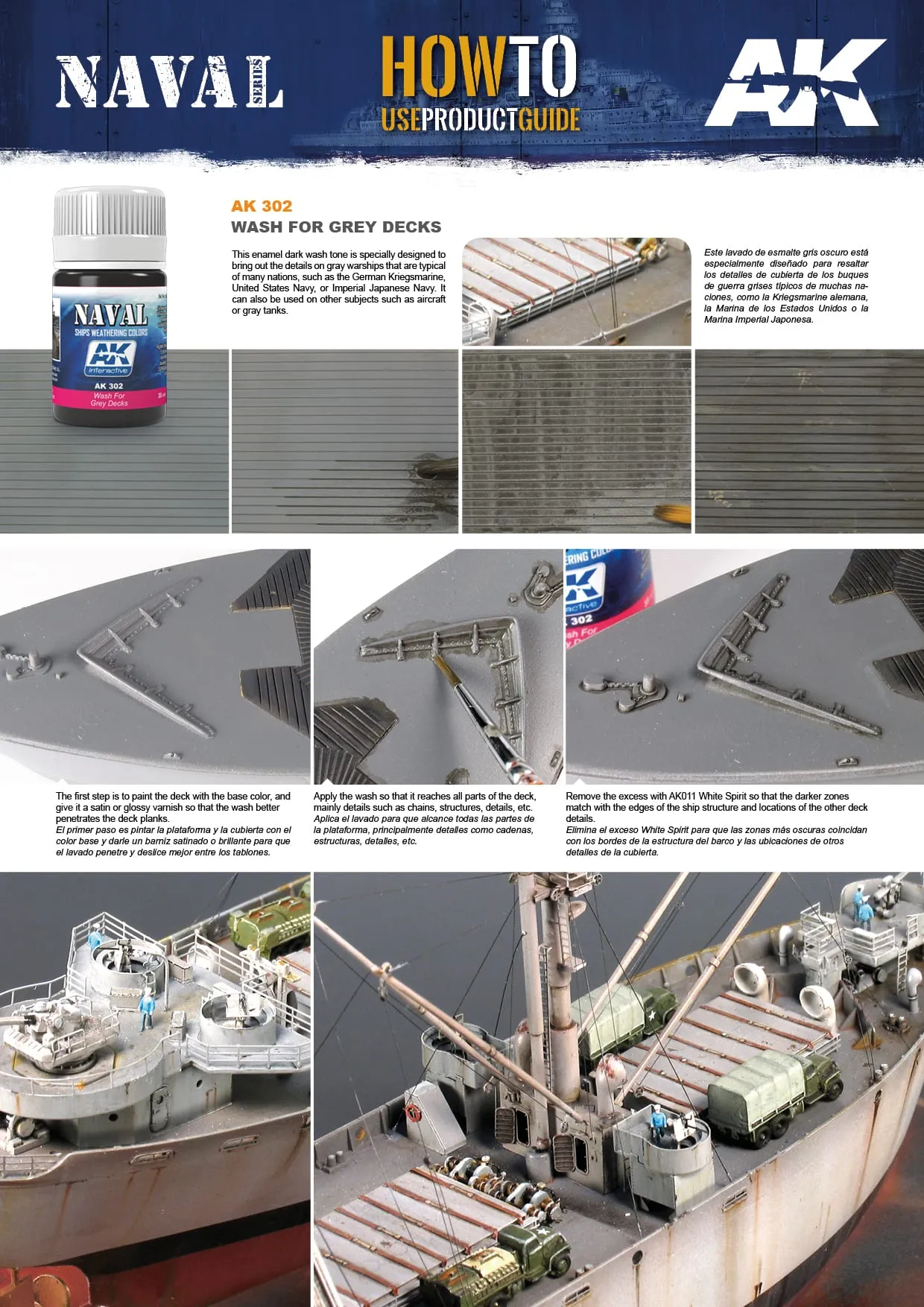 AK302 Wash For Grey Decks