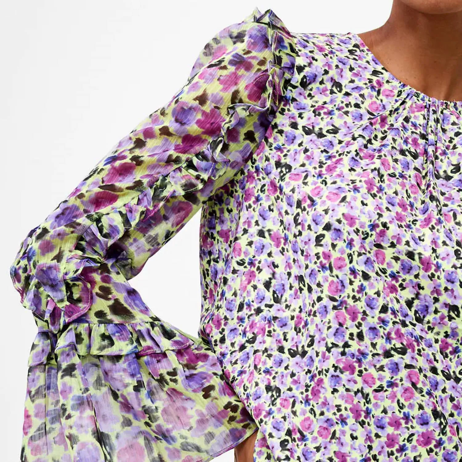 Alezzia Ely Jacquard Mix Top