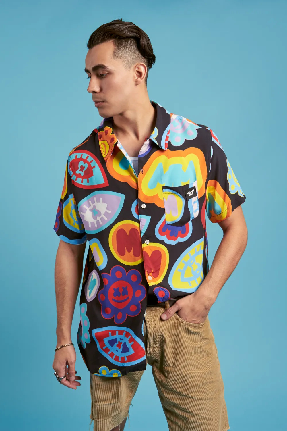 Desert Vibes Rayon Button-Up