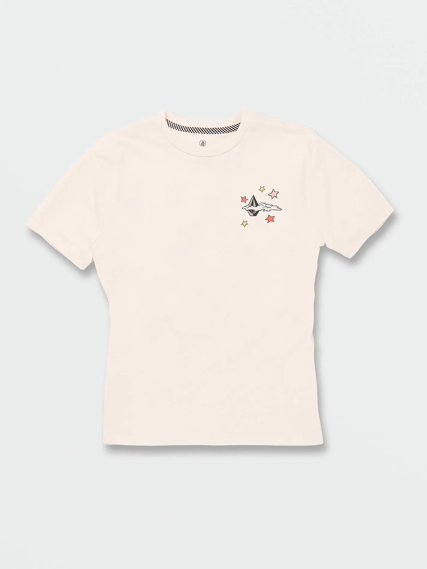 Girls Truly Stoked Boyfriend Short Sleeve Tee - Sand