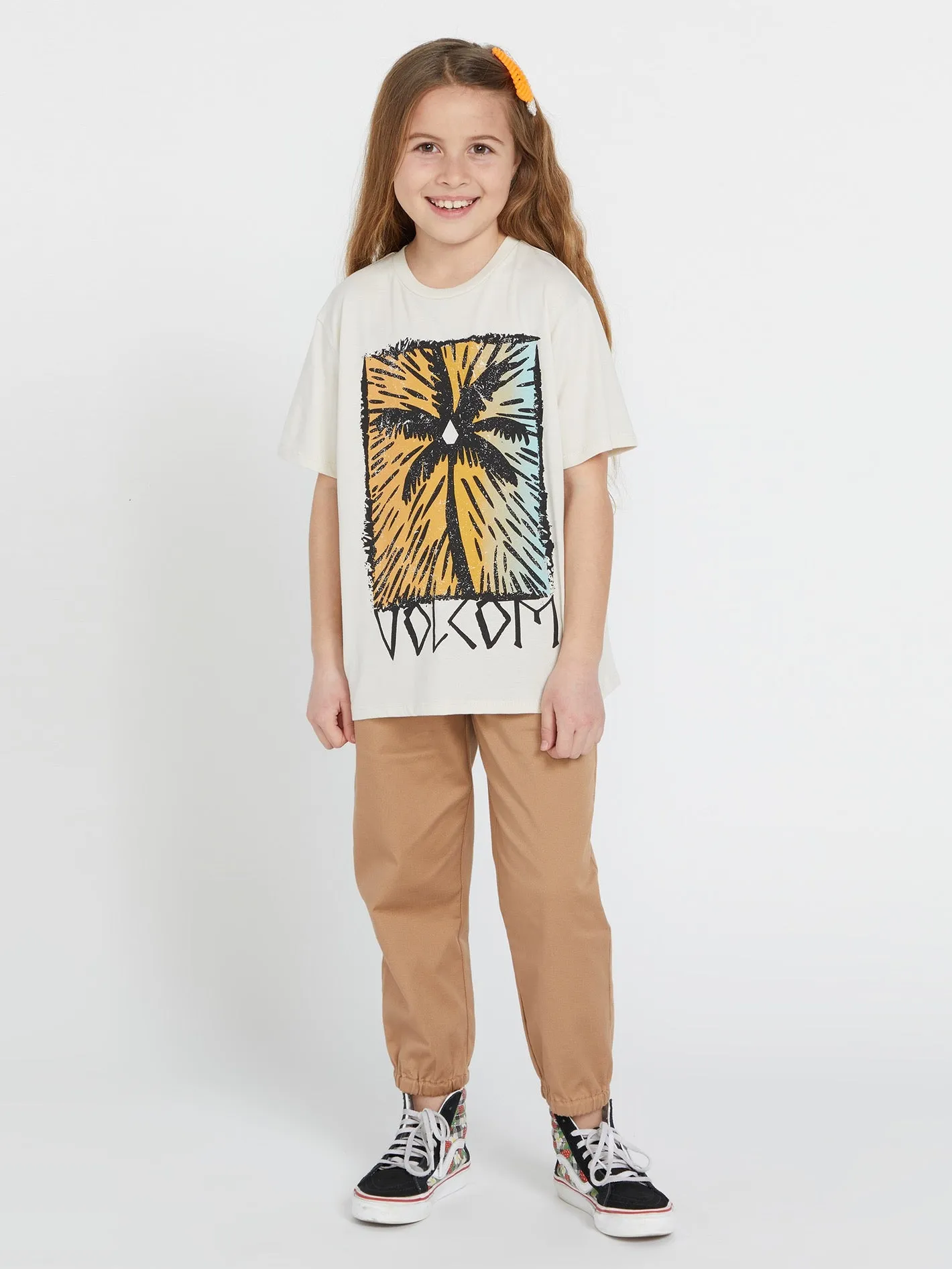 Girls Truly Stoked Boyfriend Tee - Cloud