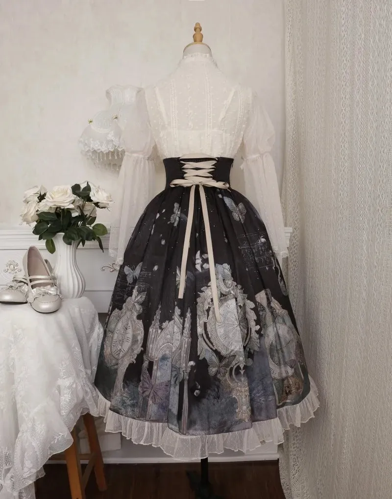 Gothic Garden Whispers Blouse | Whispers of Elegance, Echoes of Kawaii