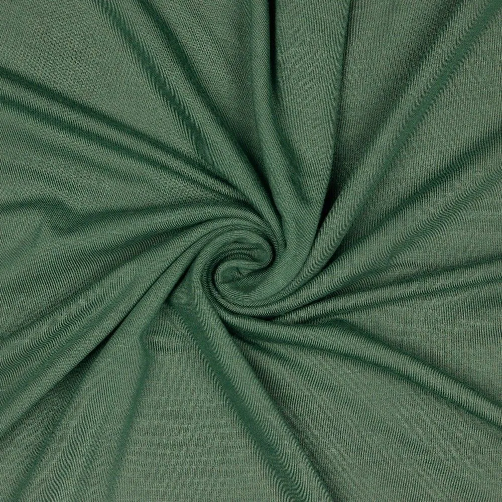 Khaki Plain Modal Jersey Fabric
