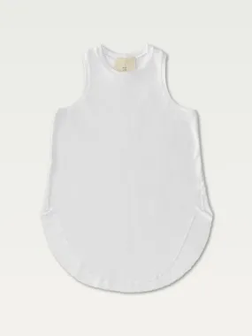 Racerback Tank in White