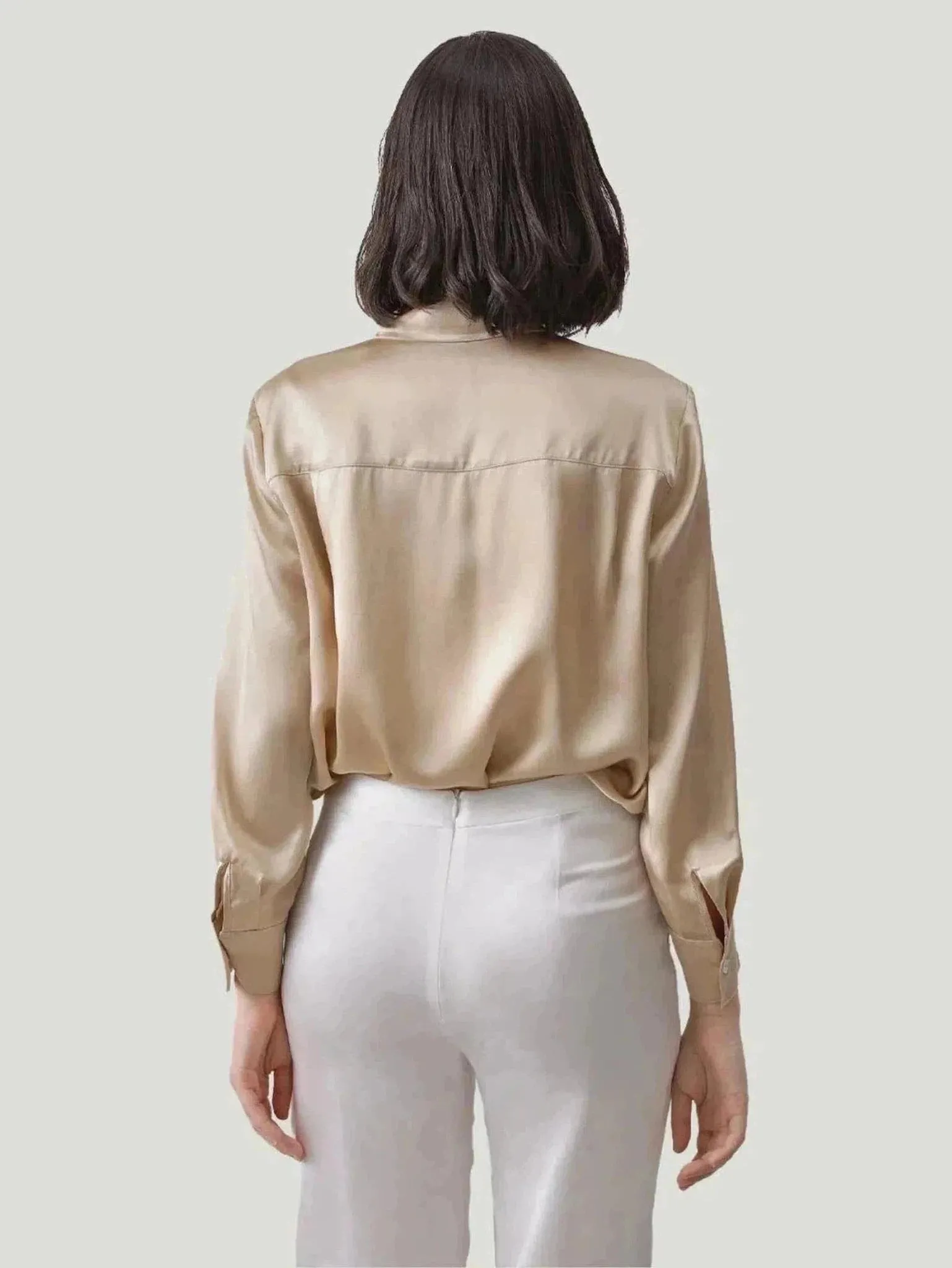 Silk Maison Button Up Silk Blouse