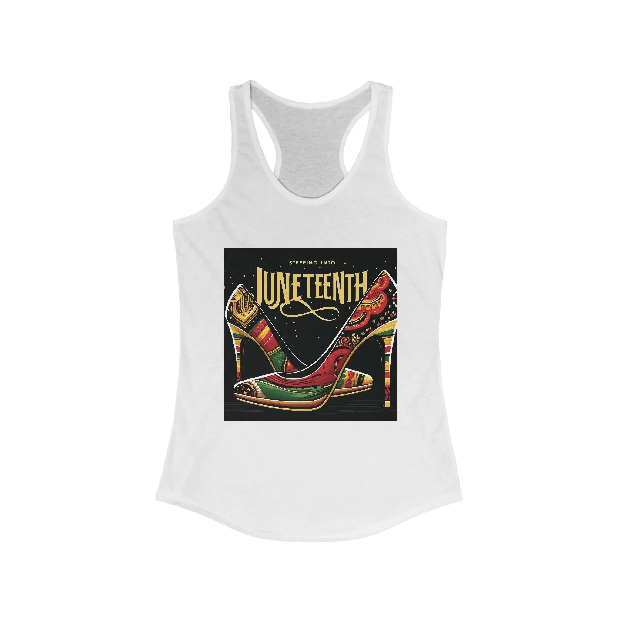 Stepping into Juneteenth Racerback Tank