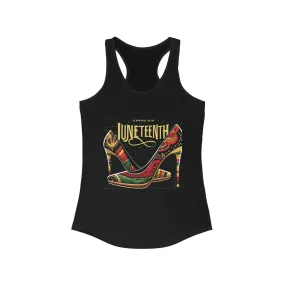 Stepping into Juneteenth Racerback Tank