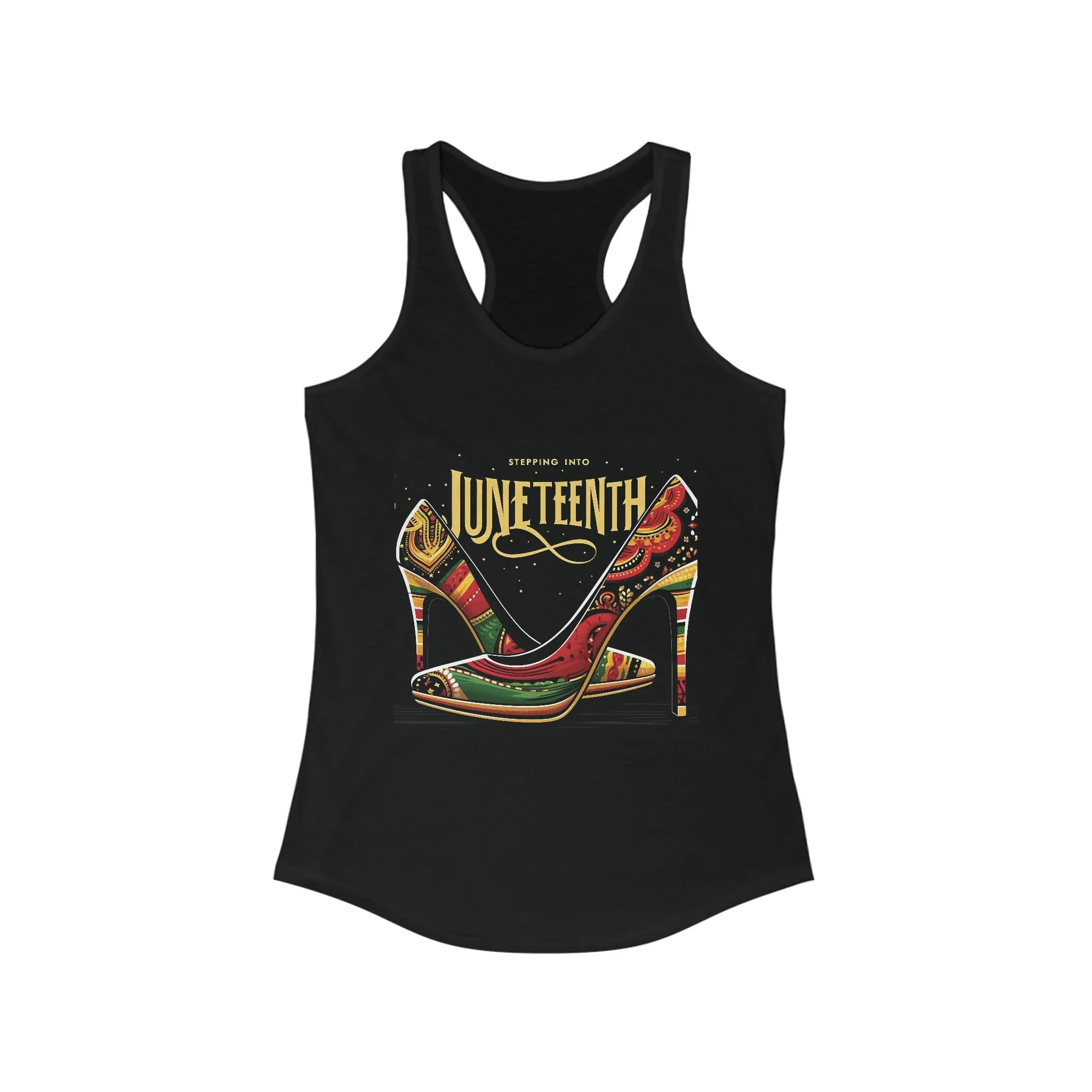 Stepping into Juneteenth Racerback Tank