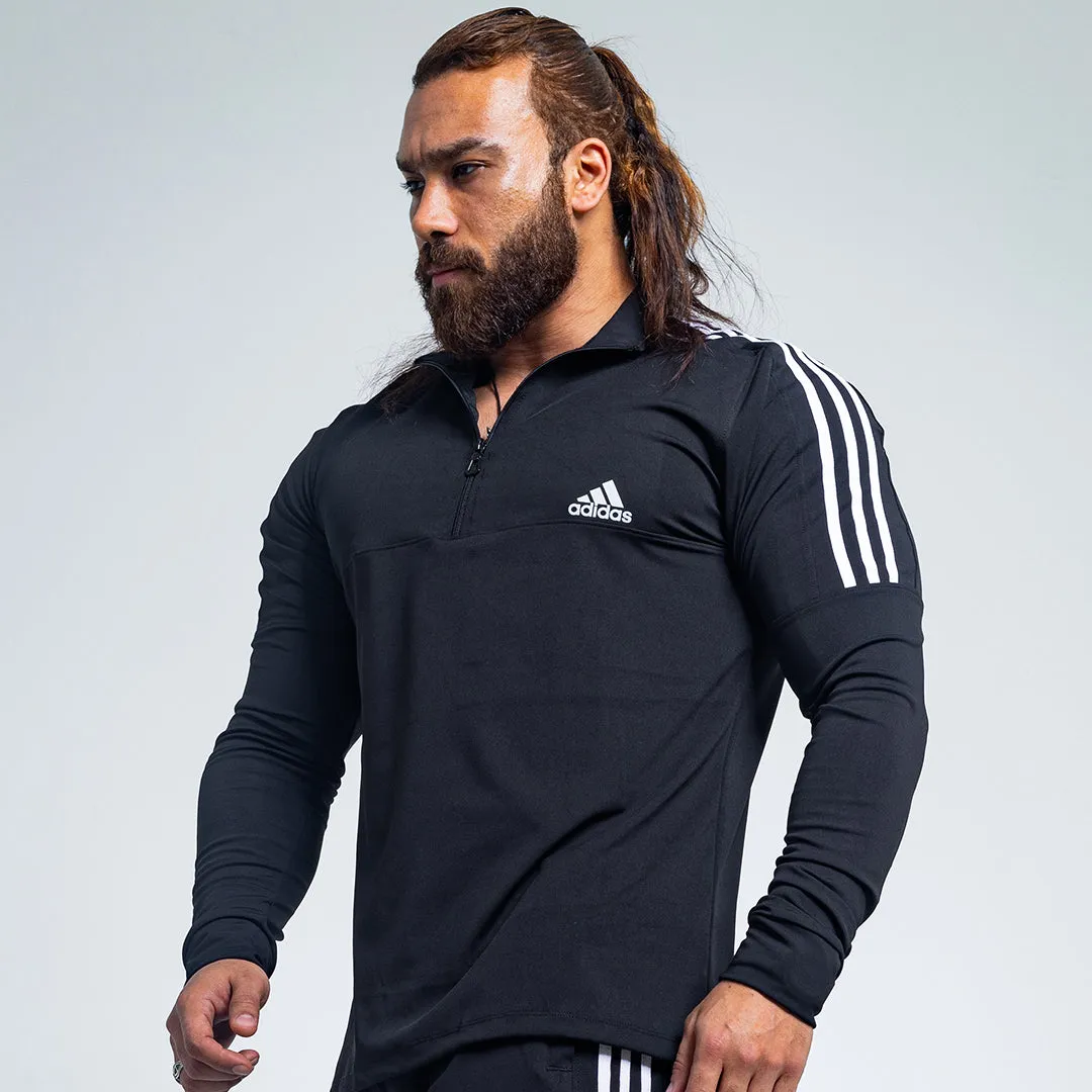 Striped Long-sleeves -Black