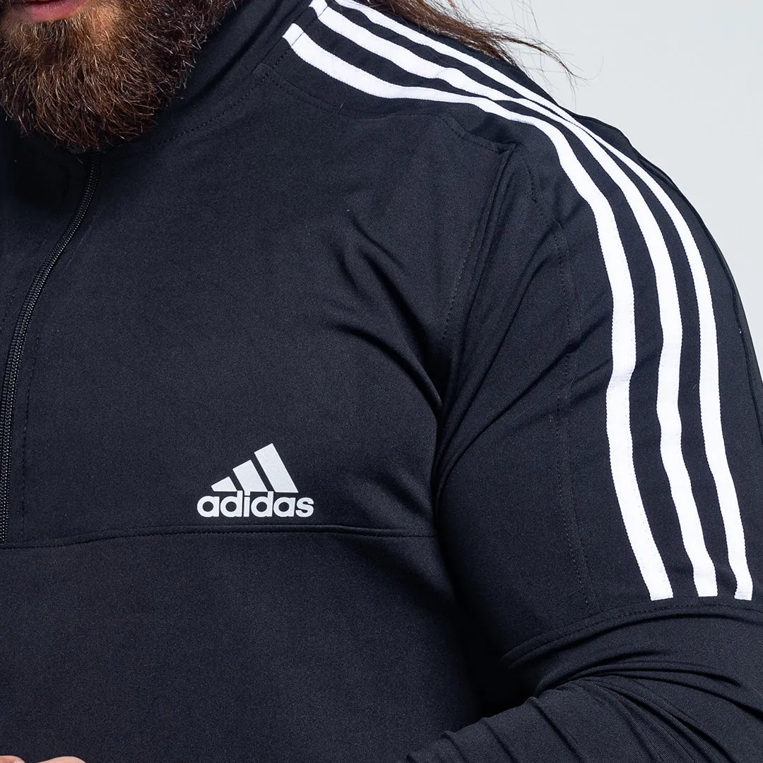 Striped Long-sleeves -Black