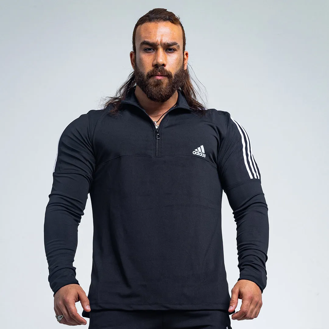Striped Long-sleeves -Black